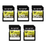 SunEast 280MB/s V60 UHS-II SDXC Memory Card