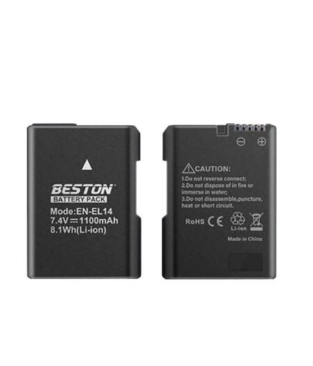 BESTON EN-EL14 Rechargeable Battery Pack for Nikon