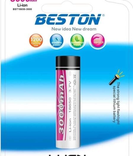 Beston18650 3000mAh Li-ion Rechargeable Battery