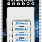 Beston 2700mAh Fast 4 Battery Charger