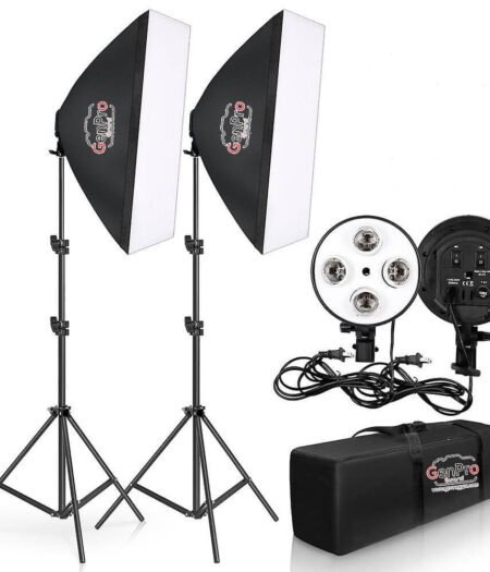 Holder 4 in 1 Light Lamp and Softbox kit