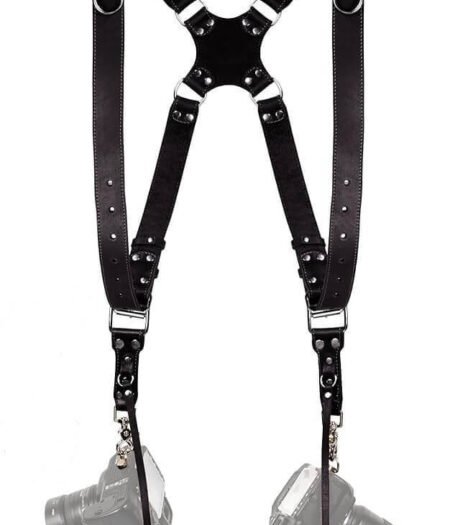 LEATHER DUAL CAMERA STRAP