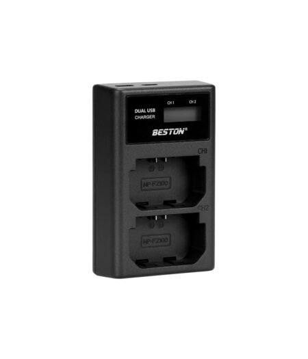 BESTON FZ100 LCD Dual USB Charger (Micro USB Type-C)