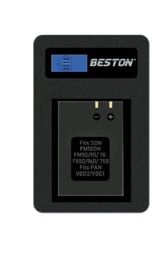 BESTON LCD-SD001 Charger For NP-F550 /NP-F570 USB Charger