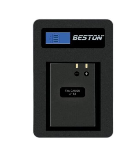 BESTON LP-E6 USB Charger