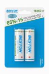 Beston 18650 – 65N-15 / 1500mAh 3.7V Li-ion Rechargeable Battery (2Pcs)