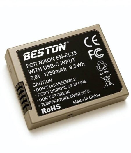 Beston EN-EL25C Battery for Nikon Camera with Type-C Charging Port