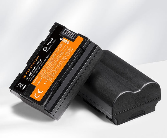 llano Set van 2 NP-W235 accu 2400 mAh grote capaciteit voor Fujifilm