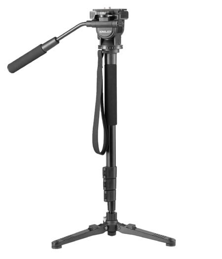 KINGJOY MP1008F Aluminum Monopod with VT-1510 Fluid Head