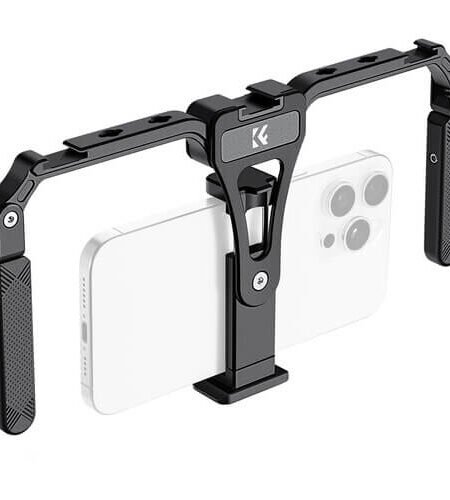 K&F Concept Mobile Phone Holder Cage with 2 Handles