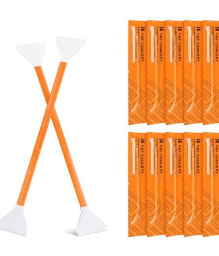 K&F Concept 10Pcs Full Frame CMOS Sensor Cleaning Sticks - 24mm Dual Head Swabs - Soft, Scratch Resistant