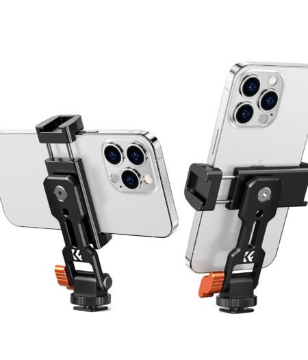 K&F Concept MS18 Cellphone Holder with 2 Cold Shoe (KF31.094)