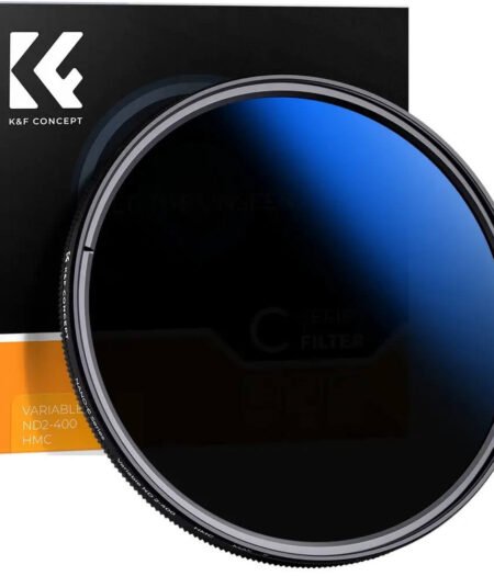 K&F Concept Variable C-Series Blue Multi-Coated ND Filter 82mm ND2–ND400, 1- to 8.6-Stop (KF01.1406)