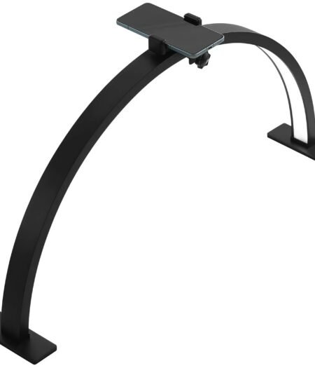 HQ-75X Half Moon LED Light – 39W Lamp with Phone Holder