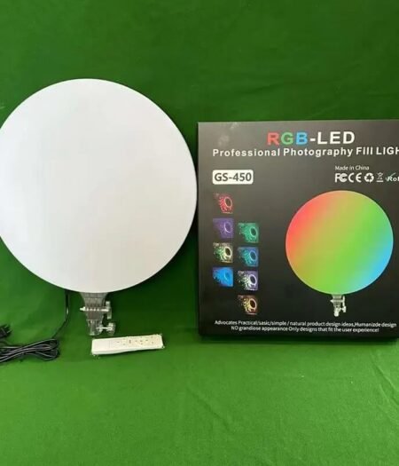 RGB LED Lamp GS-450 – Compact Round LED Panel Light