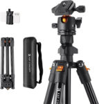 K&F Concept Aluminum 4-Section KF09.101V1 Tripod Load Capacity 8kg O234A1+BH-36