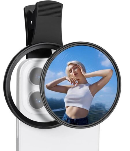 K&F Concept 67mm Clip-on ND2-32 Phone Camera Lens Filter Kit Applicable to All Mobile Phone Models kf01.2901V2