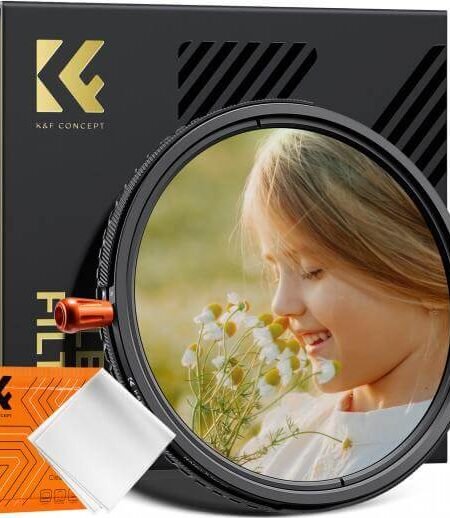 K&F Concept 3-in-1 Variable ND2-32 (1–5 Stops) & CPL & Black Mist 1/4 HD Lens Filter – Nano-Xcel Series