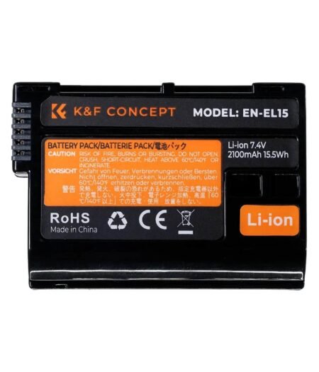 K&F Concept EN-EL15 Camera Battery for Nikon Cameras