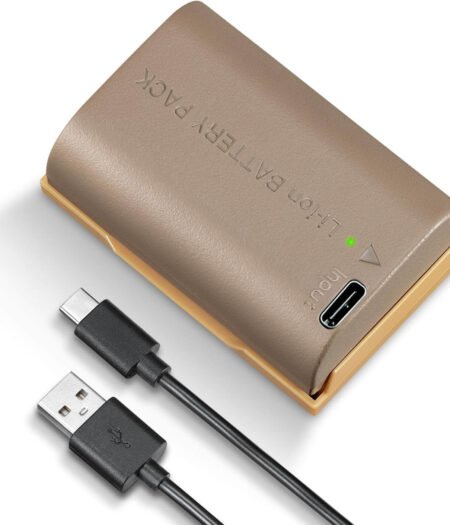 K&F Concept LP-E6NH 2250mAh Battery with USB Type C Charging