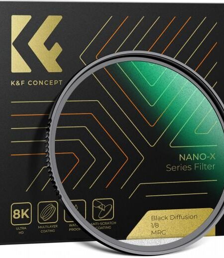 K&F Concept Nano-X Series Black Diffusion Filter 49mm Grade 1/8 (KF01.1485)