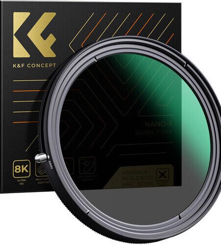 K&F Concept Nano-X Series Variable ND & CPL 2-in-1 Filter 67mm (1 to 5-Stop) (KF01.1085V1)