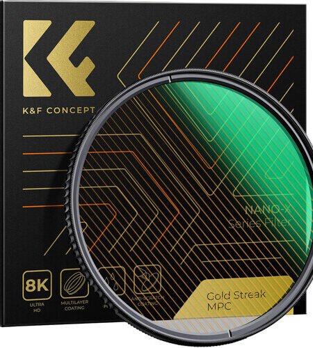 K&F Concept Nano-Xcel Gold Streak Effect Filter 49mm kf01.2103