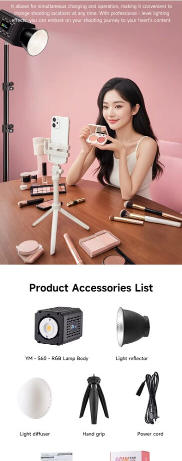 foto-general-egypt-YM-S60 RGB COB Light (10)