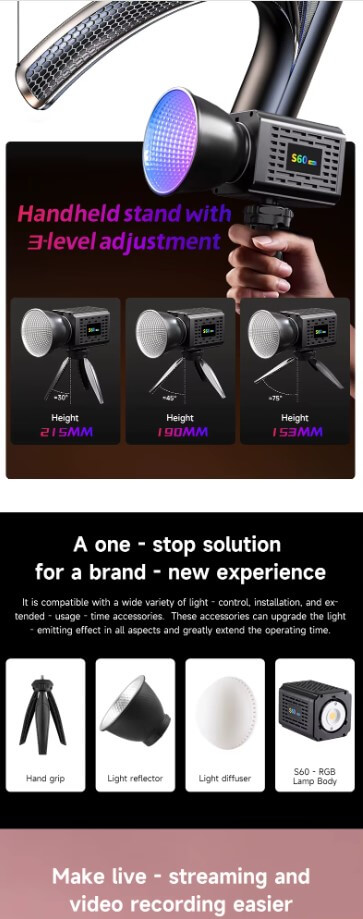 foto-general-egypt-YM-S60 RGB COB Light (9)