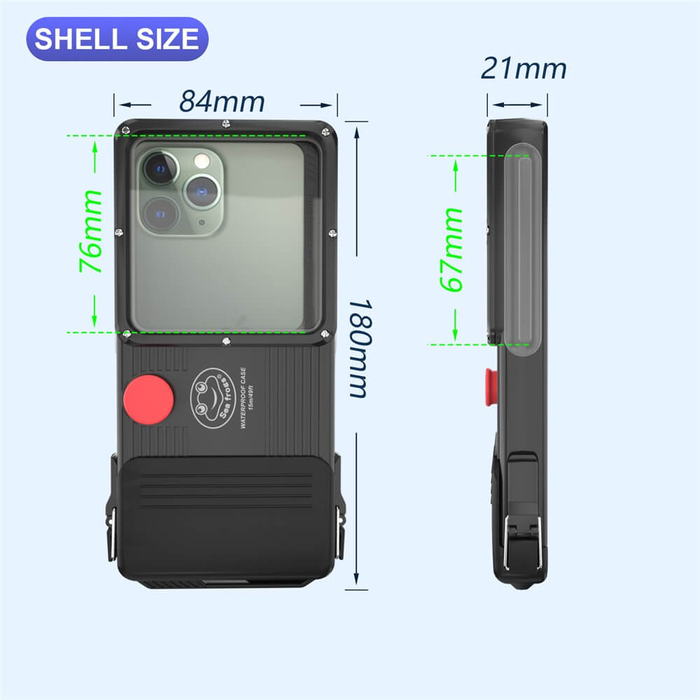 SEA FROGS SF-PH-03 Universal Touch Screen Mobile Phone Underwater 15m Waterproof Case (4)