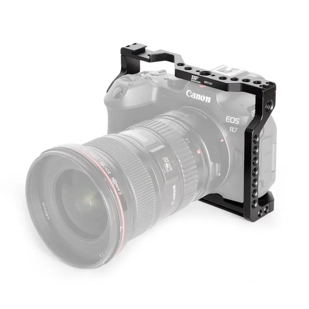 foto-general-egypt-Bafang Aluminum Camera Cage for Canon EOS R8 R7 Professional Full Cage for Vlog (1)