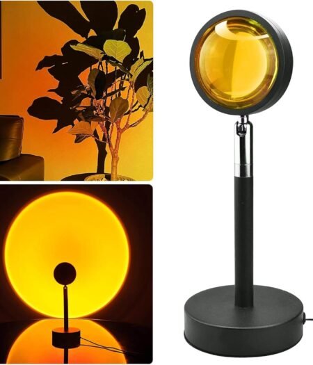 FC-16C1 Sunset Lamp Projector 360° Rotation – Multi-Color LED USB Night Light