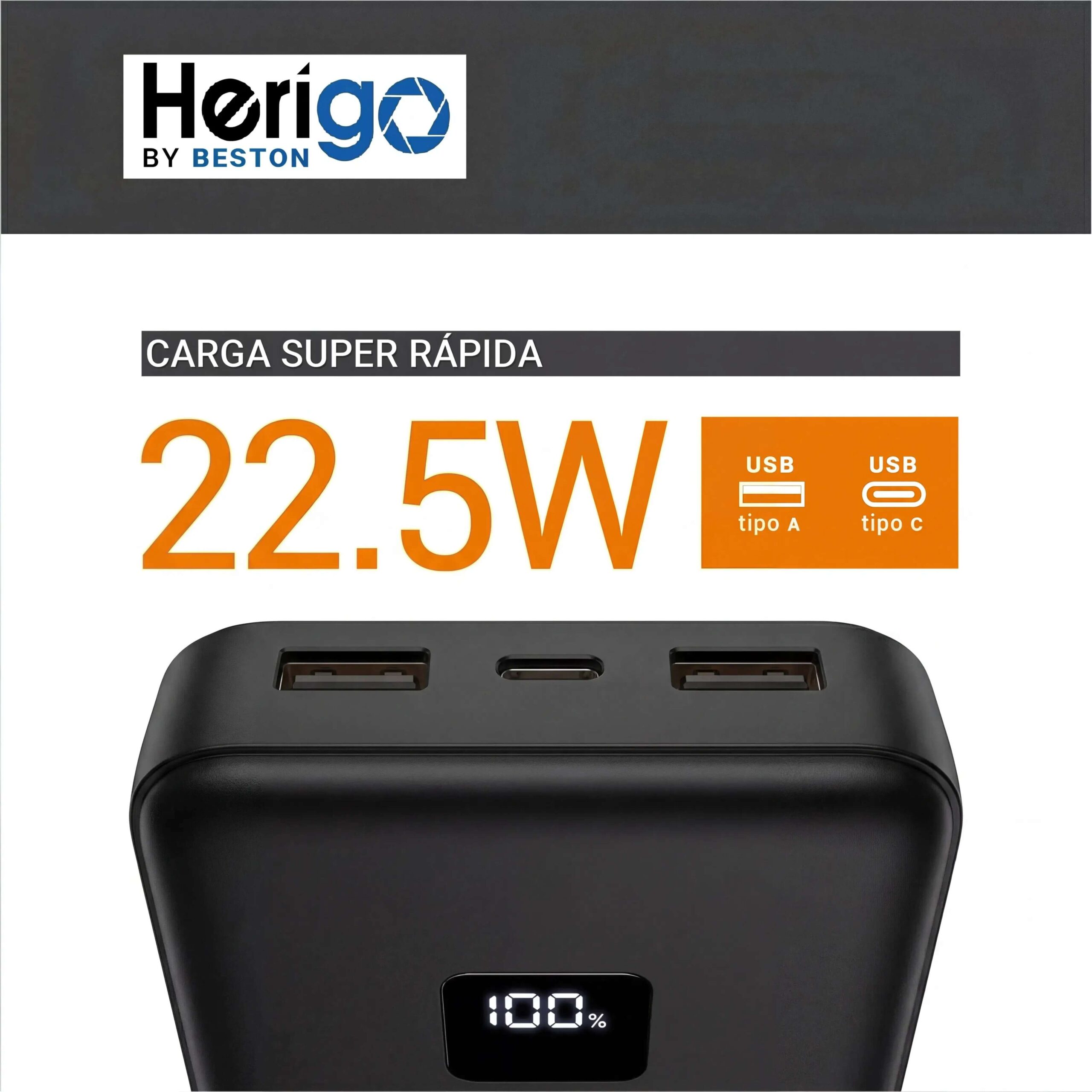 Herigo DBK HR-002 20000mAh Power Bank 22.5W Super- (1)