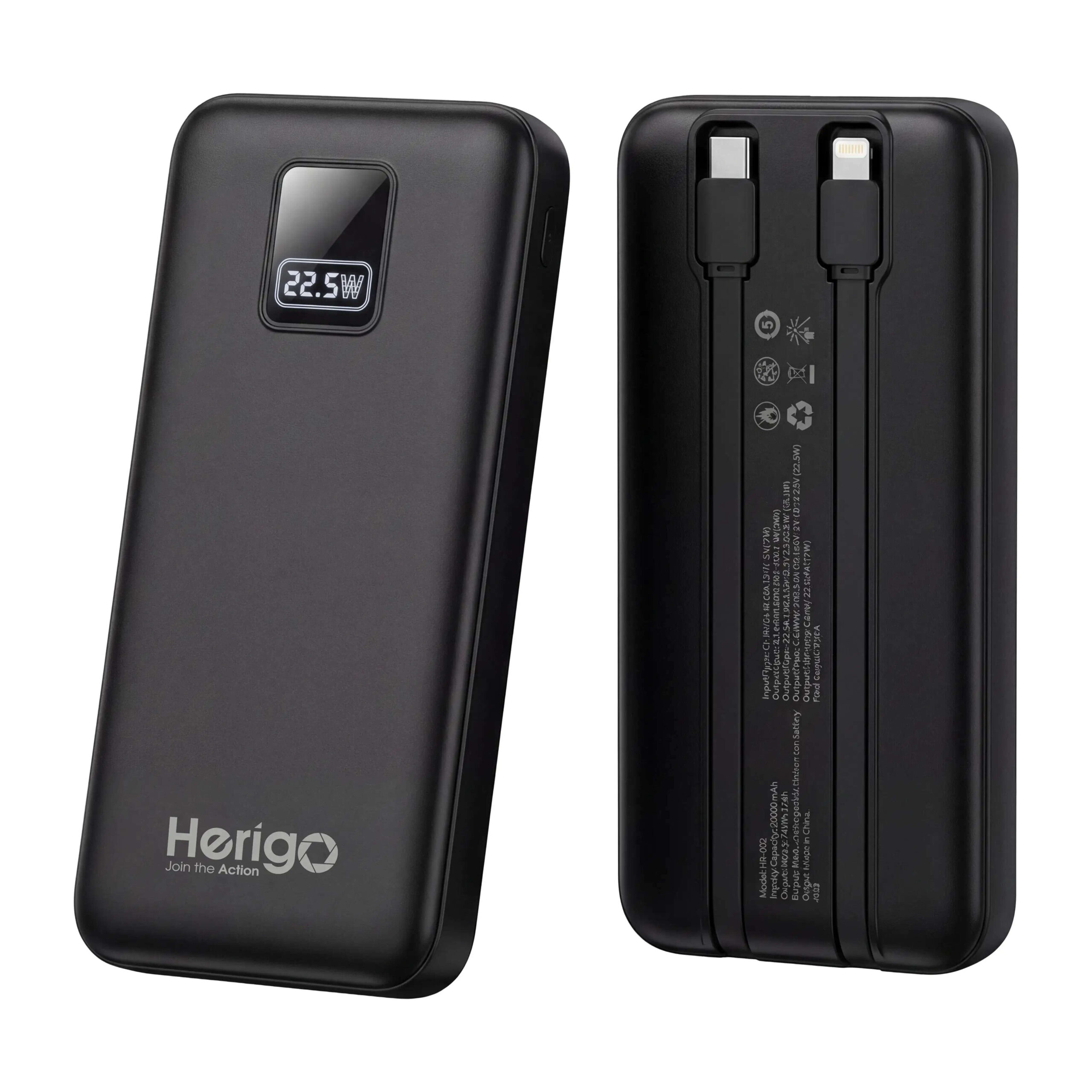 Herigo DBK HR-002 20000mAh Power Bank 22.5W Super (1)