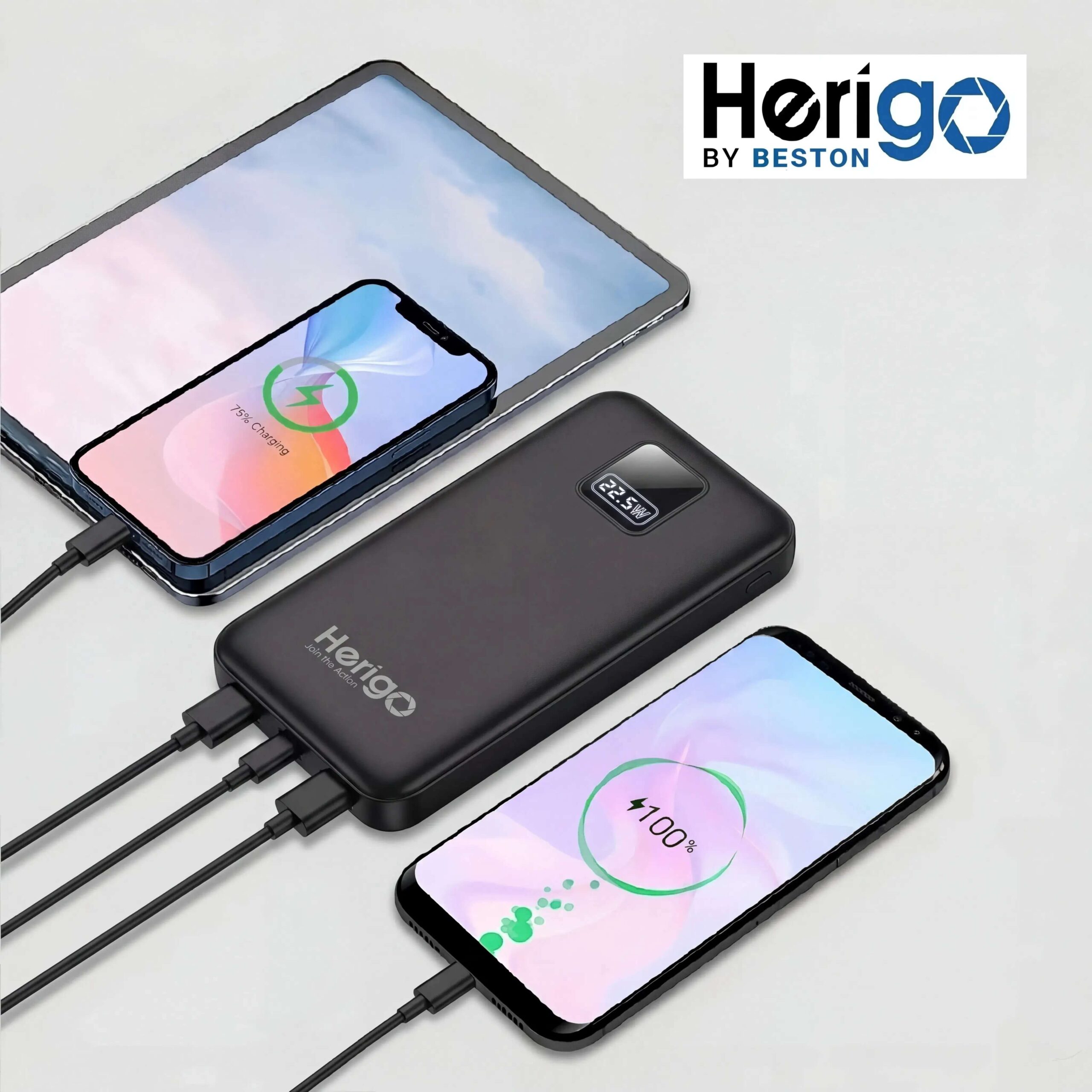 Herigo DBK HR-002 20000mAh Power Bank 22.5W Super-3 (1)