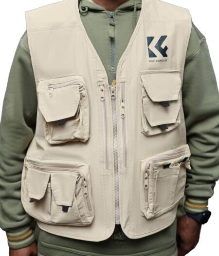 K&F Concept Photography Vest – Beige Size XXXL (185cm)
