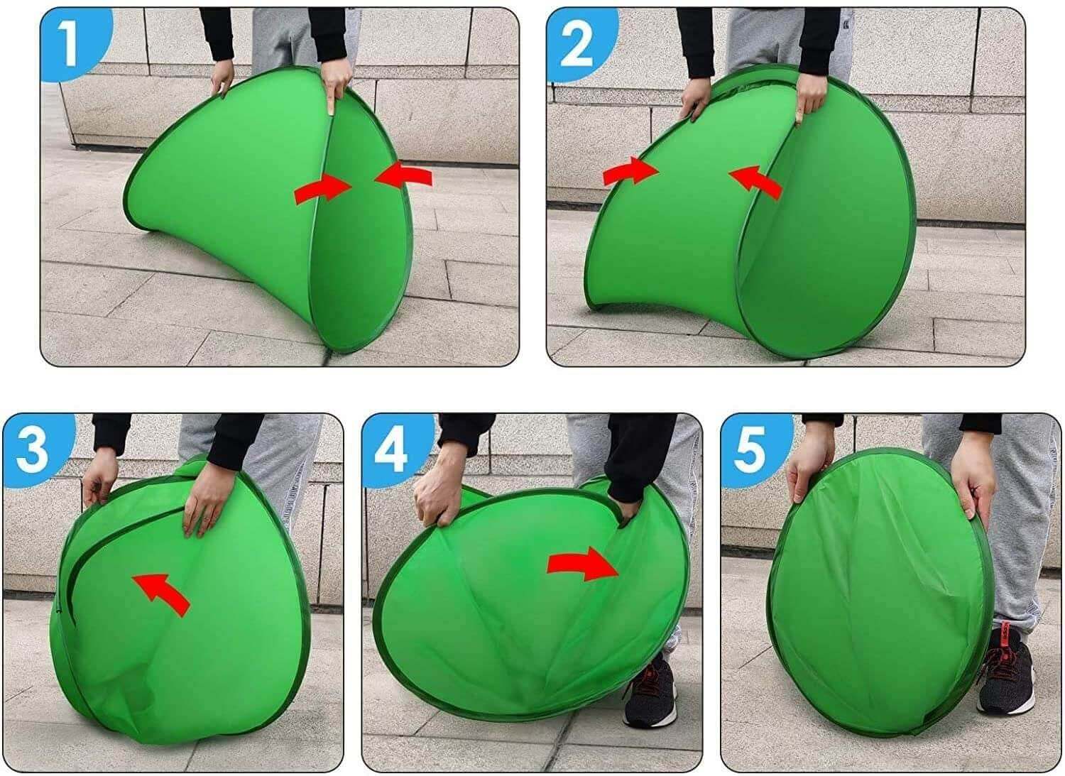 foto-general-Egypt-Portable Chroma Key Green Screen Photography Studio Props WB-02-130cm (4)