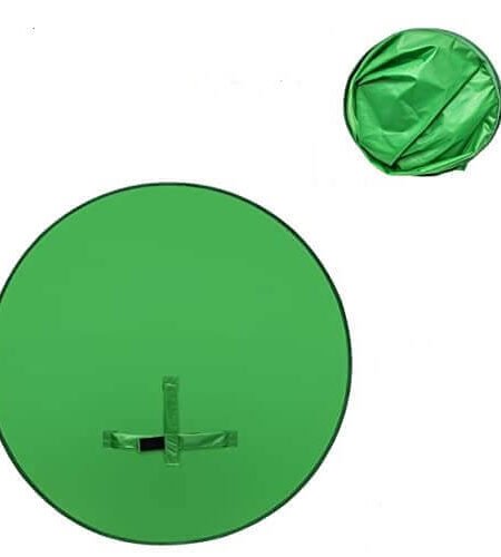 Portable Chroma Key Green Screen Collapsible Reflector WB-02 – Photography Studio Background 130cm
