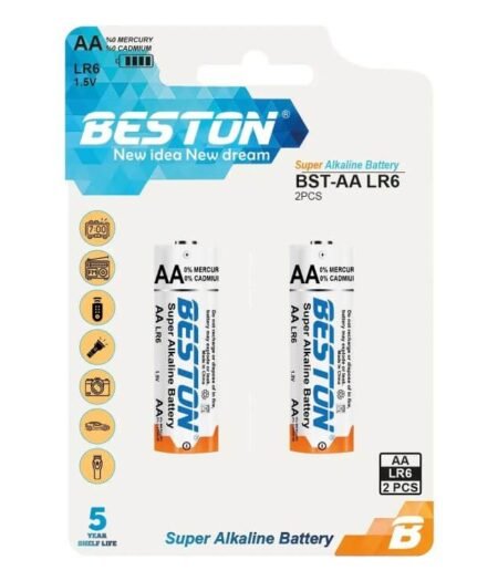BESTON LR6 Alkaline AA Battery 1.5V – 2 Pack