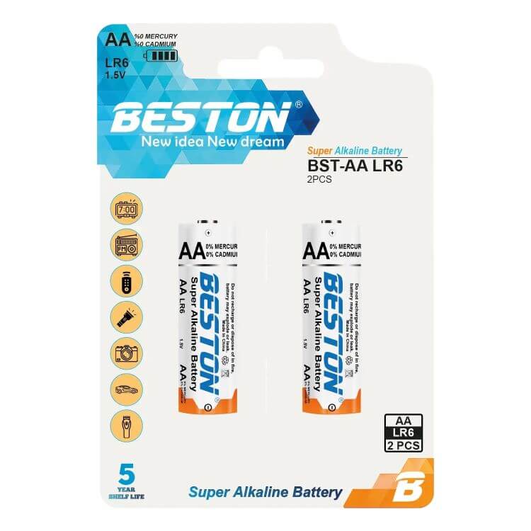 BESTON LR6 Alkaline AA Battery 1.5V – 2 Pack