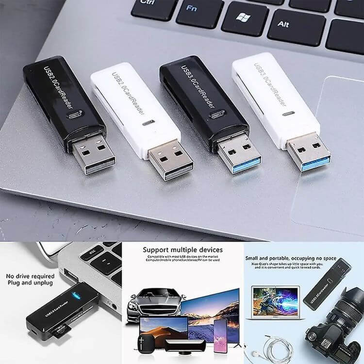 General Pro CR2-1 USB 3.0 SD and MicroSD Memory Card Reader-2