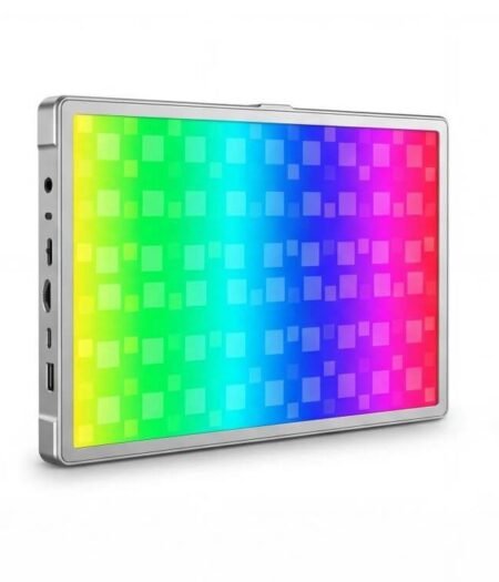 Herigo DBK HR-PH005 RGB LED Video Light – Professional RGB video lighting with a 20000mAh battery and metal casing