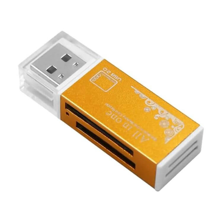 SY-638 All-in-One Metal SD & MicroSD Card Reader