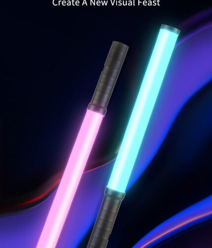 Sutefoto TW15 RGB Tube Light – 15W RGB Tube Light with Barndoors & 5000mAh Battery