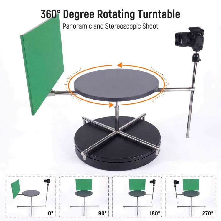 GENPRO TP360 360 Degrees Camera Rotating Platform-1
